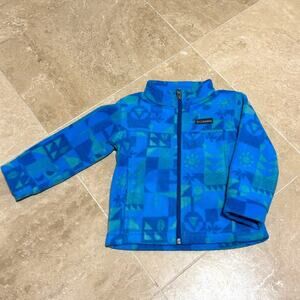 Columbia patterned zip up